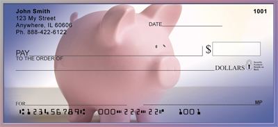 Pastel Piggies Personal Checks
