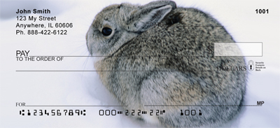 Snow Bunny Personal Checks