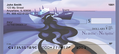 Oil Contaminates Personal Checks