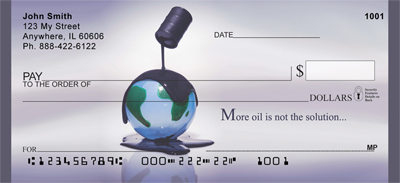 Oil Contaminates Personal Checks