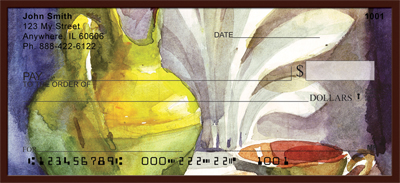 Italian Inspired Watercolor Personal Checks