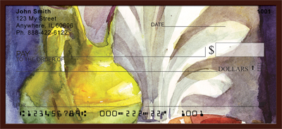 Italian Inspired Watercolor Personal Checks