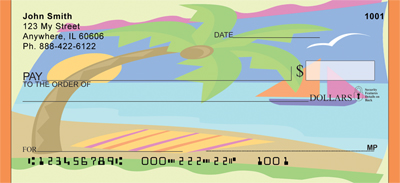 Tropical Memories Personal Checks