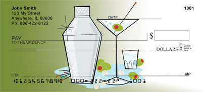 The Designer Martini Personal Checks