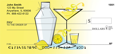 The Designer Martini Personal Checks