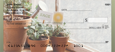 Growing Herbs Personal Checks