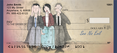 Hear No Evil Personal Checks