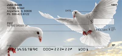 On The Wings Of A Dove Personal Checks
