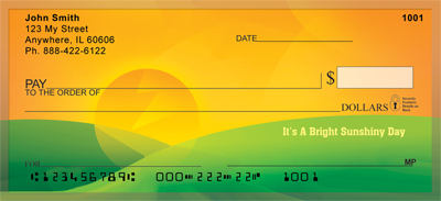 Sunshiny Days Personal Checks