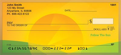 Sunshiny Days Personal Checks