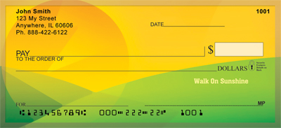 Sunshiny Days Personal Checks
