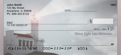 Shine Light Into Darkness Personal Checks