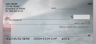 Shine Light Into Darkness Personal Checks