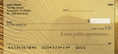 It's Golden Personal Checks