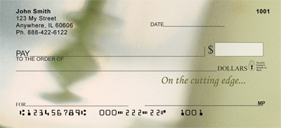On The Cutting Edge Personal Checks