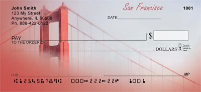 San Francisco Bridge Personal Checks