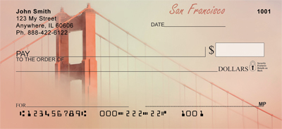 San Francisco Bridge Personal Checks