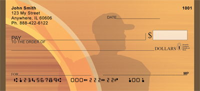Baseball Sunrise Personal Checks