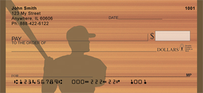 Baseball Sunrise Personal Checks