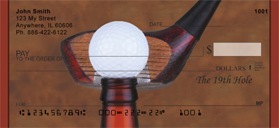 19th Hole Tee Personal Checks