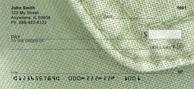 Colorful Denim Personal Checks