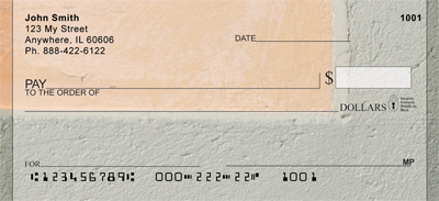 Adobe And Concrete Personal Checks