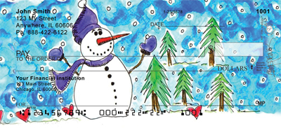 Snowman Personal Checks