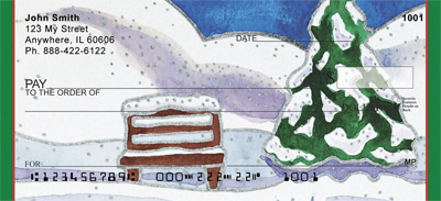 Winter Fun Personal Checks