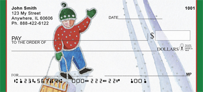 Winter Fun Personal Checks
