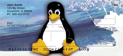 Tux Pays Personal Checks