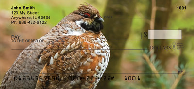 Quail In Nature Personal Checks
