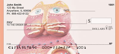 Artistic Cats Personal Checks
