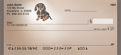 Dachshund Daze Personal Checks