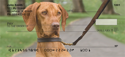 Loyal Hungarian Vizsla Personal Checks