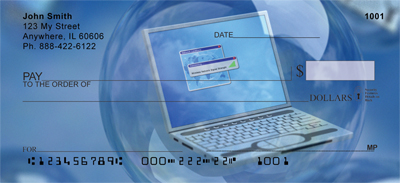 Bubbling Laptops Personal Checks