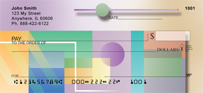 High Tech In Technicolor Personal Checks