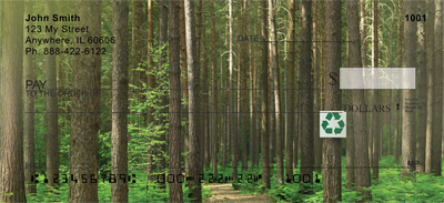 Recycle Save Trees Personal Checks