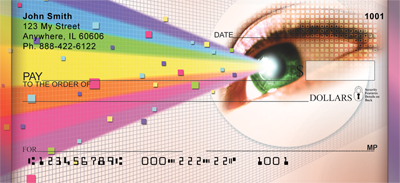 Rainbow Eyes Personal Checks
