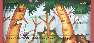 Creepy Jungle Buddies Personal Checks