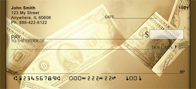Raining Money Personal Checks