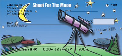 Shoot For The Moon Personal Checks