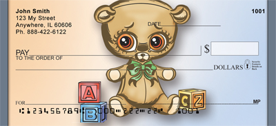 Teddy Bear ABC's Personal Checks