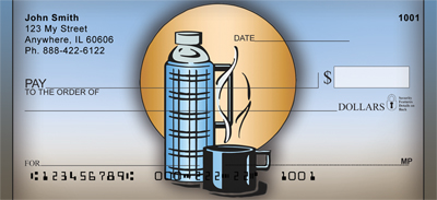Thermos Of Hot Java Personal Checks