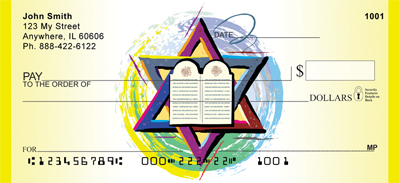 Star Of David Personal Checks