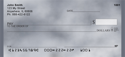 Classic In Gray Personal Checks