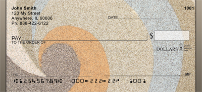 Stone Swirls Personal Checks