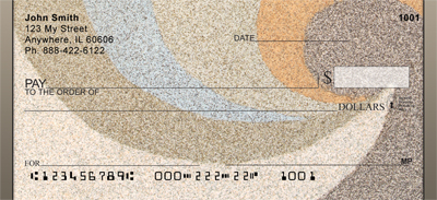 Stone Swirls Personal Checks