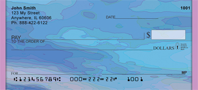 Pastel Waters Personal Checks