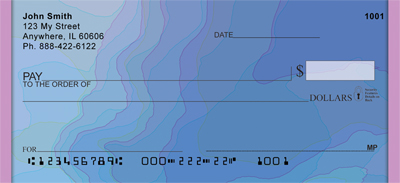Pastel Waters Personal Checks