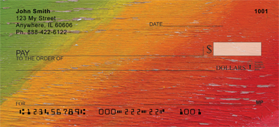 Wooden Rainbow Personal Checks